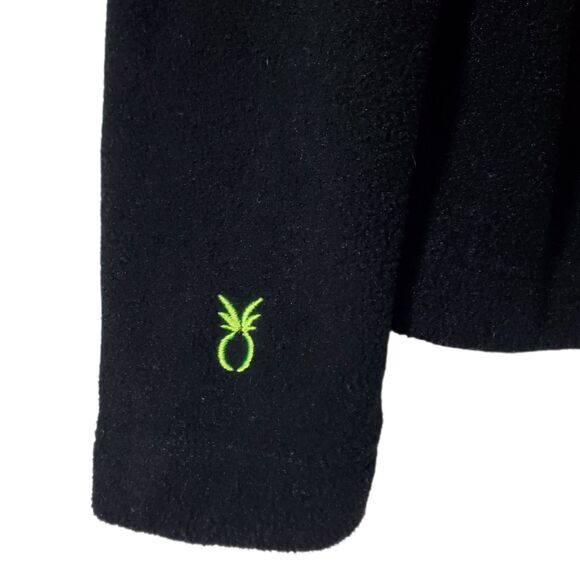 Dudley Stephens Fleece Funnel Neck Pullover M Black Classic Comfort Tuckernuck - Picture 3 of 9